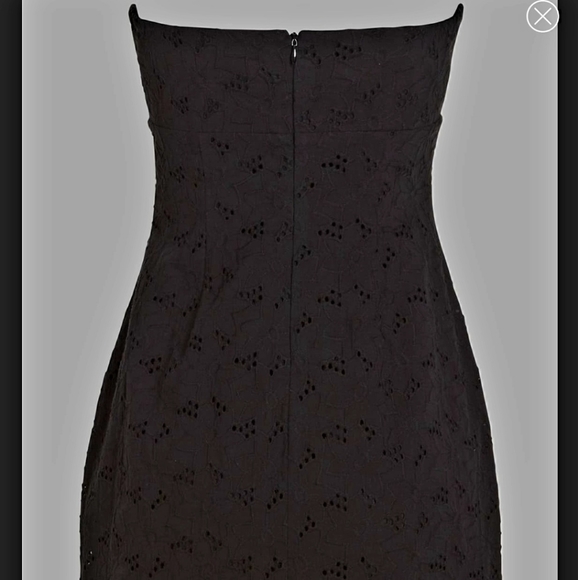 BB Dakota Strapless Eyelet Dress - Picture 3 of 8